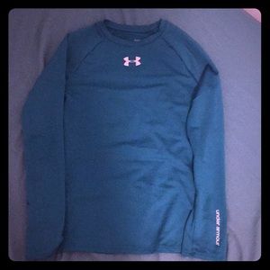 Blue underarmer long sleeve